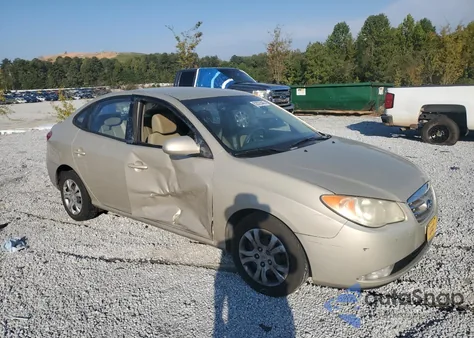 2010 Hyundai Elantra Blue from USA, damaged, VIN KMHDU4AD5AU042278